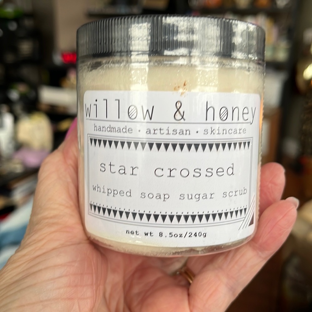 Willow & Honey Star Crossed Whipped Soap Sugar Scrub 240g.  New Sealed!